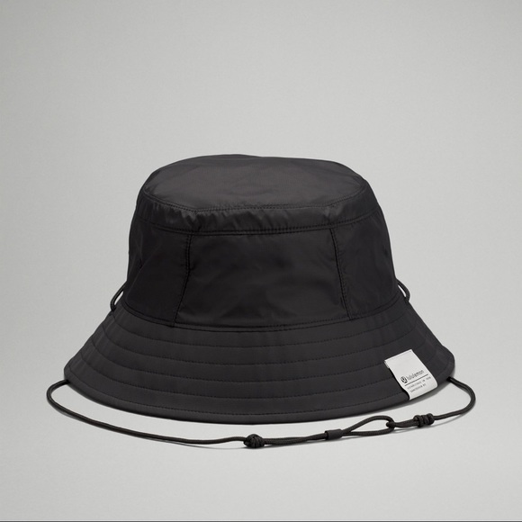 Lululemon Patch Logo Bucket Hat NWT Size S/M (Black) - Picture 3 of 16